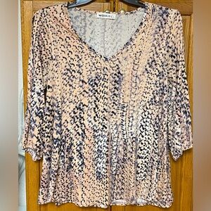 DOUBLJU open sleeve top